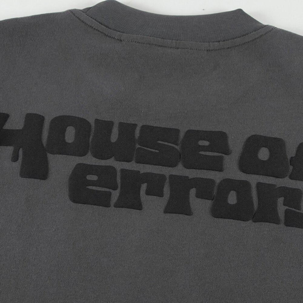 House Of Errors Grey House Of Errors Print T Shirt - image 4